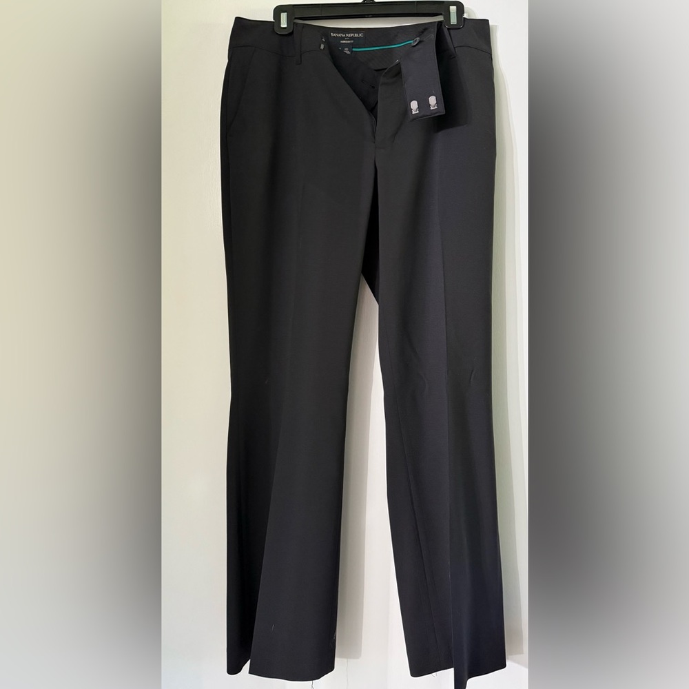 Banana Republic Black Harrison Fit Trousers